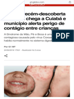 Doença recém-descoberta no Brasil 