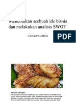 Menentukan Seebuah Ide Bisnis Dan Melakukan Analisis SWOT