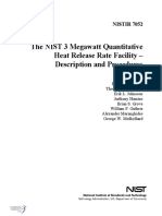 NIST 3 Megawatt Heat Release Rate Facility Guide