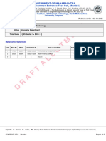 Draft Allotment: 5003 - University Institute of Chemical Technology, North Maharashtra University, Jalgaon