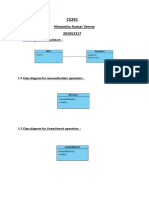 Himanshu Kumar Verma 202052317: 1.1 Class Diagram For Quicksort