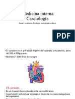 Anatomía y fisiología del corazón