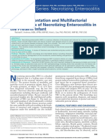 Clinical Presentation and Multifactorial Pathogenesis of NEC Preterm 2021