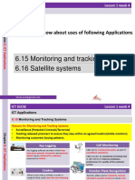 Objective:-: 6.15 Monitoring and Tracking Systems 6.16 Satellite Systems