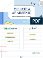 Of Arsenic: Sk0014 Physical and Inorganic Chemistry