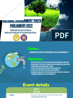 National Environment Youth PARLIAMENT-2022: National Service Scheme National Institute of Technology Patna