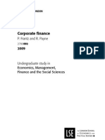 Download Corporate Finance LSE by Sharon Manzini SN55107999 doc pdf