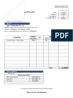 Invoice of EIM