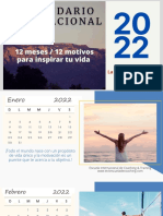 Calendario motivacional 2022