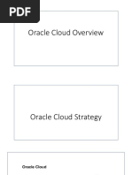 Oracle Cloud Overview