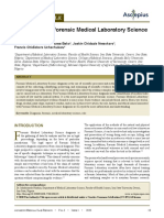 Perspective of Forensic Medical Laboratory Science Diagnosis