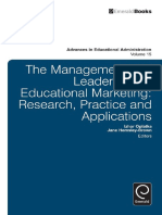 (Advances in Educational Administration) Izhar Oplatka, Izhar Oplatka, Jane Hemsley-Brown - The Management and Leadership of Educational Marketing_ Research, Practice and Application