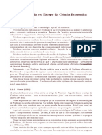 A Metodologia e o Escopo Da Economia