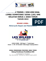 Kisi-Kisi Soal Motorcycle Repair and Maintenance - LKS Wilker 1 Jatim Jan 2022
