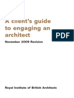 RIBA-A Clients Guide To Engaging An Architect Nov2009