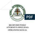 Revised 2021 PAO Operations Manual