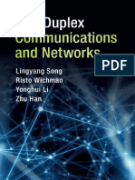 Full-Duplex Communications and Networks by Lingyang Song, Risto Wichman, Yonghui Li and Zhu Han