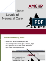 Level of Neonatal Care