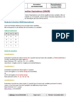 La Fonction Equivalence (XNOR UIMM