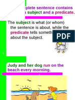 Subject and Predicate