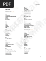 Brainy 7 Unit Tests Answer Key | PDF | Language Arts & Discipline