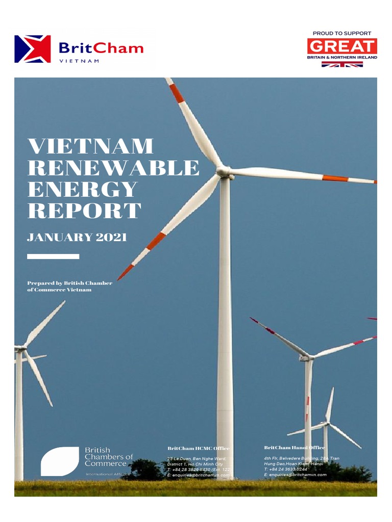 Vietnam Renewable Energy Report 2021 | PDF | Solar Power | Wind Power