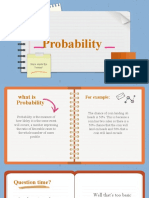 Probability: Here Starts The Lesson!