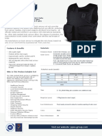 Overt Black CAST KR1/SP1 Stab & Spike NIJ Level I Stab & Spike VPAM K1/D1 Stab & Spike