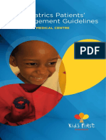 BMC Paediatric Department Guidelines 2011