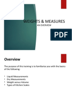 Measurements & Equivalent