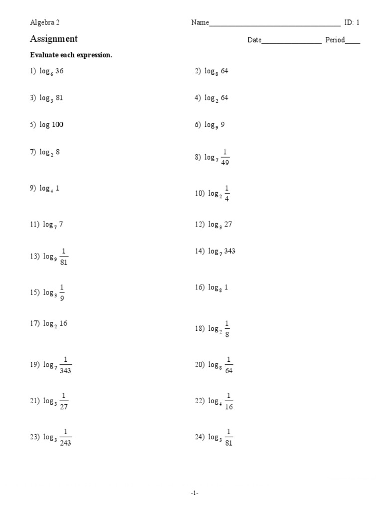 Logarithms Review PDF Logarithm Lie Groups