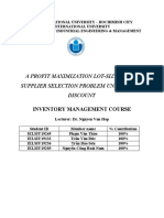 A Profit Maximization Lot-Sizing and Supplier Selection Problem Under Price Discount