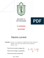Electric Current and Its Effects PPT 1