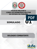 Simulado Gratis PMPB 2018 Soldado