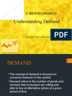Understanding Demand: Unit 2: Microeconomics