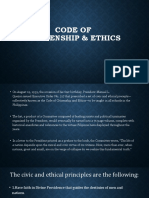 Code of Citizenship & Ethics
