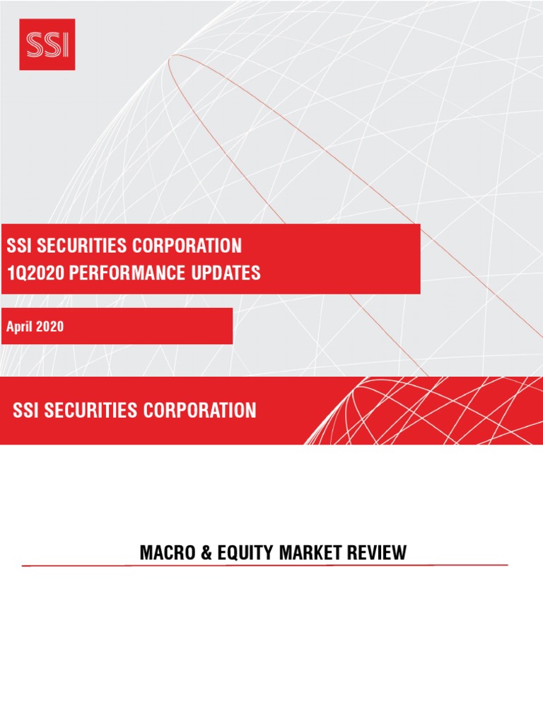 Ssi Securities Corporation 1Q2020 Performance Updates April 2020 PDF