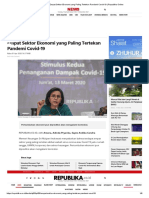 A - Empat Sektor Ekonomi yang Paling Tertekan Pandemi Covid-19 _ Republika Online