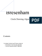 Bresenham: Circle Drawing Algorithm