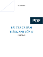 Bai Tap CA Nam Tieng Anh Lop 10 Co Dap An
