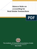 Guidance Note On Accounting For Real Estate Transactions: ISBN: 978-81-8441-518-6
