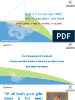 Health Safety & Environment (HSE) : Public Authority For Electricity and Water