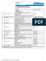 Customer Information Sheet (Description Is Illustrative and Not Exhaustive)