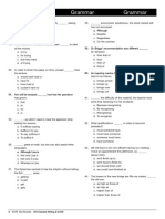 Grammar Grammar Grammar: 6 ECPE Test Booklet 2012 Sample Writing & GCVR