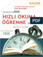 İsmail Mantıoğlu Hızlı Okuma Ve Hafıza Teknikleri Uzmanı Salon Yayınları