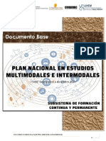 Plan Nacional Estudios Multimodales e Intermodales Documento Base 24-09-2021