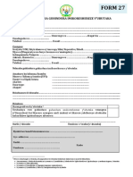 Application Form For Change of Land Use - Kinya