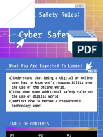 Digital Safety Rules. Cyber Safety.