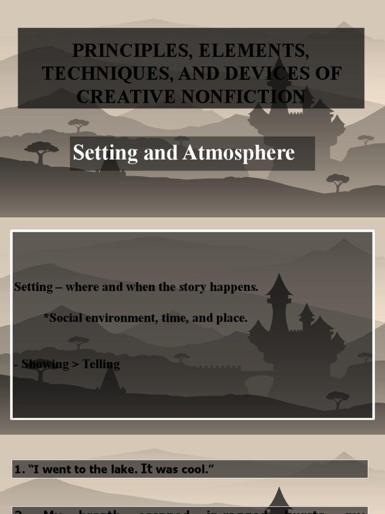 Setting and Atmosphere in Creative Nonfiction | PDF