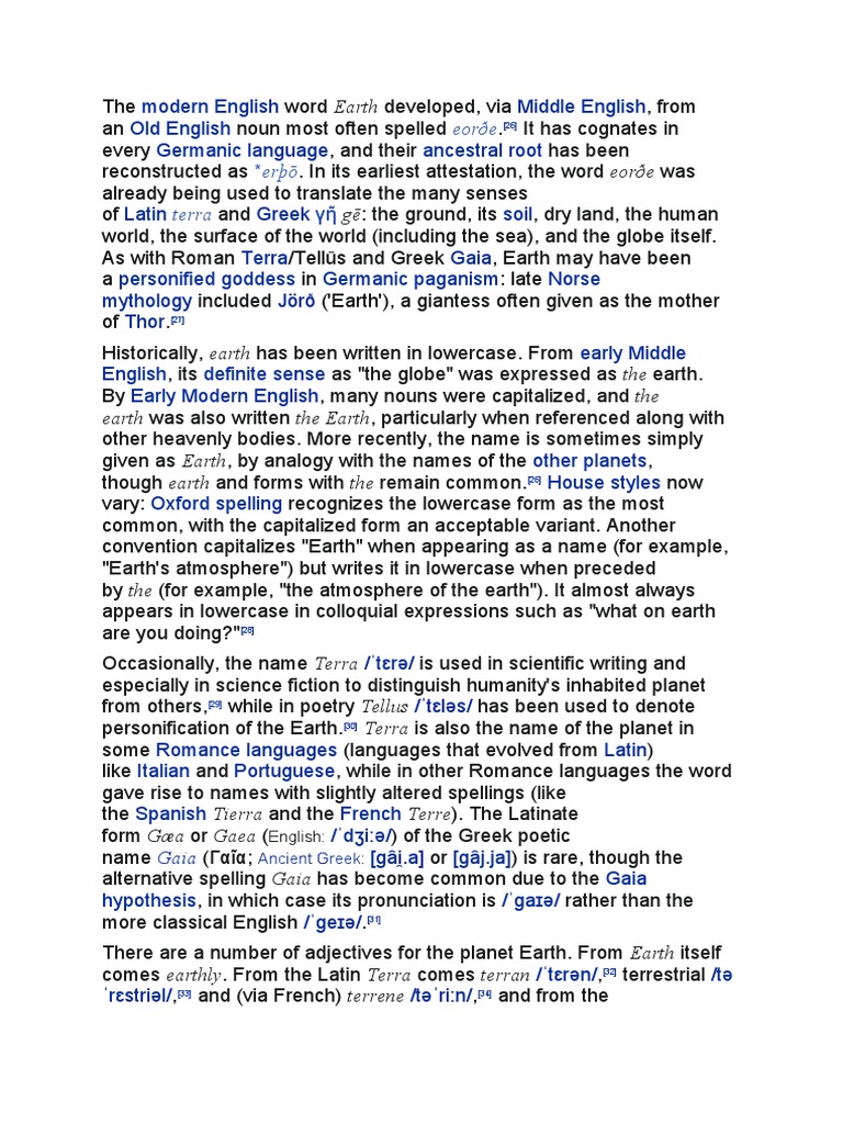 Etymology and Origins of 
